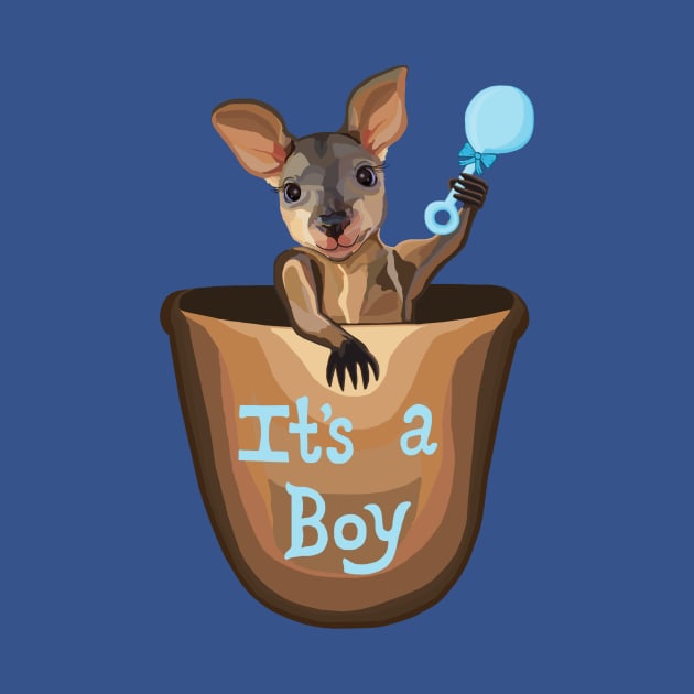 Kangaroo Baby: It's a Boy by Art by Deborah Camp