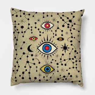 Eyes Cross Galaxy Pillow