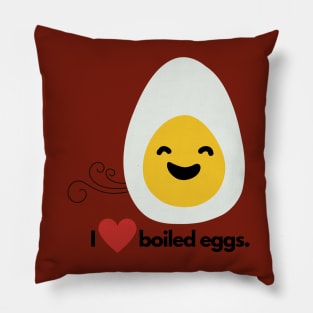 I Love Boiled Eggs, Boiled Egg Farts Pillow