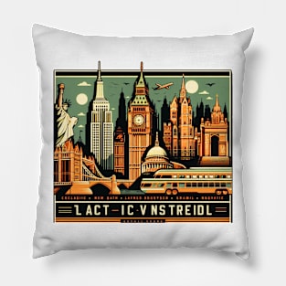 Vintage City Pillow