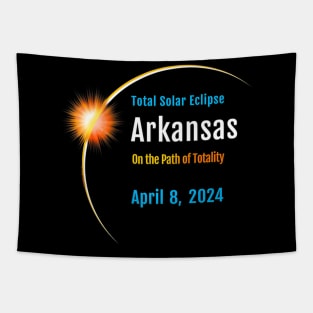 Arkansas AR Total Solar Eclipse 2024 Tapestry