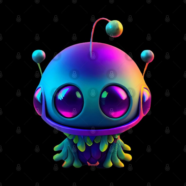 Cute Alien 03 by 3web3art