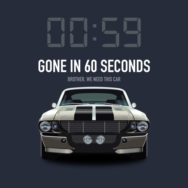 Gone in 60 Seconds - Alternative Movie Poster by MoviePosterBoy