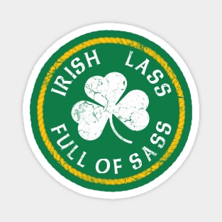 Irish Lass Full Of Sass St Patrick's Day Magnet