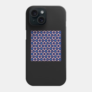 Gorgeous Blue and Gold Beadwork Inspired Fashion Print Phone Case