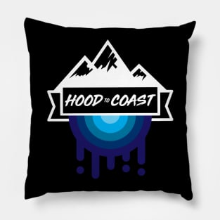 Hood To Coast White Pillow