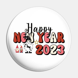 Gnome New year design Pin