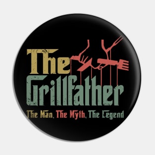 Mens Grillfather Tshirt Grill Shirts for Men Pin