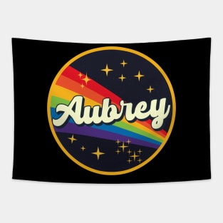 Aubrey // Rainbow In Space Vintage Style Tapestry