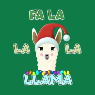 Singing Llama - Deck the Halls T-Shirt