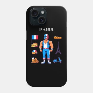 Paris France Masked Man Phone Case