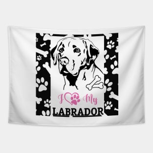 I love my labrador Tapestry