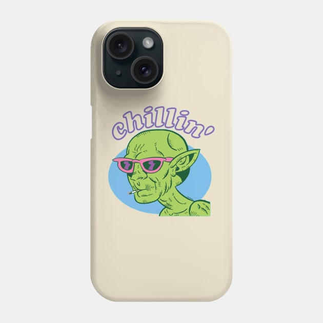 Chillin Phone Case by nearmintpress