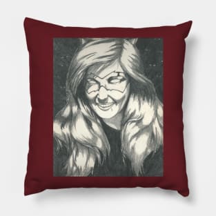 Super Crazy Cat Lady Pillow