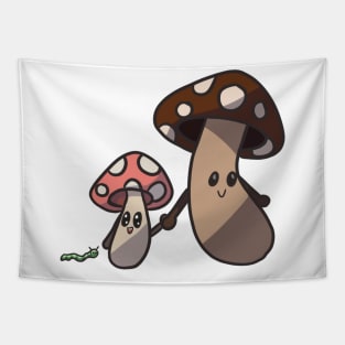 Mushroom Family Tapestry