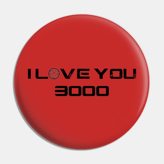 I Love You 3000 Pin by CadaverTavern