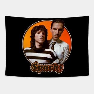 Retro Sparks Band Tribute Tapestry