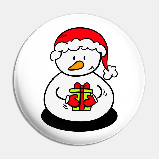 snowman-one design Pin by artistic-much