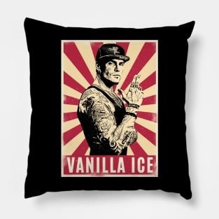 Retro Vintage Vanilla Ice 90s Pillow