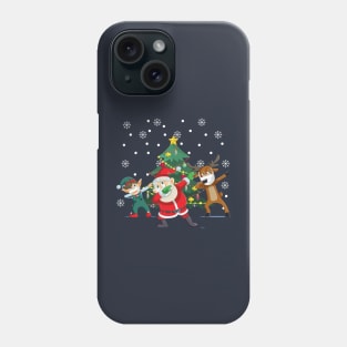 Dabbing Santa Friends Christmas Boys Girls Men Xmas Dab Phone Case