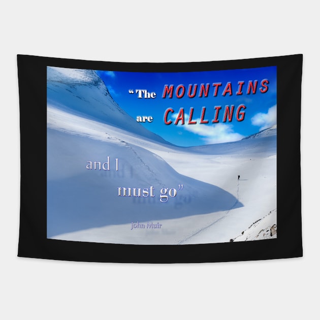 The Mountains are Calling....... Tapestry by geoffshoults