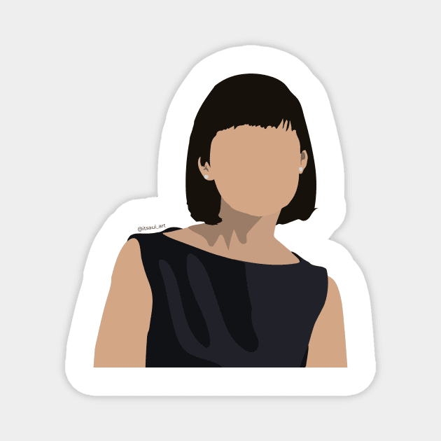 Maya Lin Magnet by itsaulart