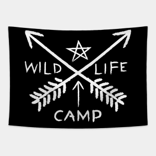 Wild Camp Life Tapestry