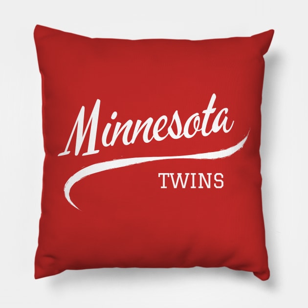 Minnesota Twins Wave Pillow by CityTeeDesigns