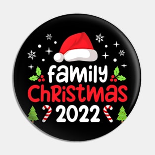 Family Christmas 2022 Matching Outfit Squad Santa Elf Funny Pin