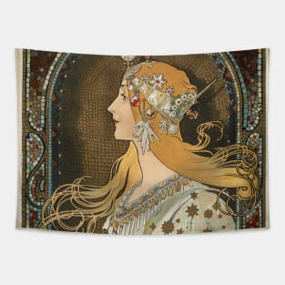 Art Nouveau advertising Tapestry