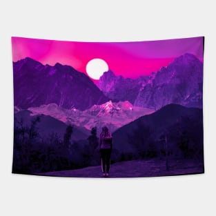 Beautiful Mountains Tapestry