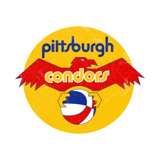 Vintage ABA Pittsburgh Condors Basketball 1971 T-Shirt