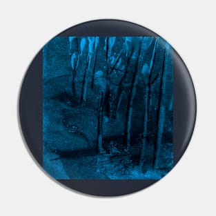 Blue abstract Pin