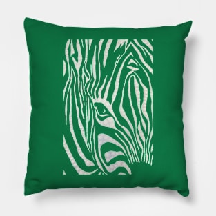 White Zebra Pillow