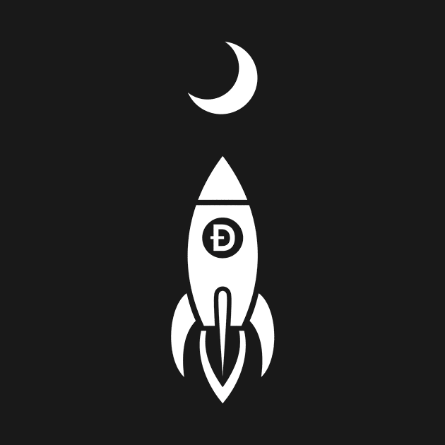 Dogecoin Rocket to the Moon by DogeArmy