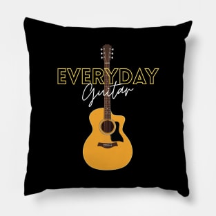 Everyday Guitar Acoustic Guitar Pillow