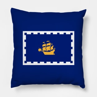 Flag of Quebec City Pillow