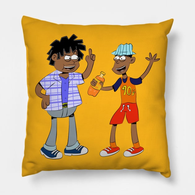 kenan and soda 90s kel Pillow by JUMATKLIWON