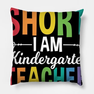 Funny Kindergarten Teacher Size Back To School Gift Pillow