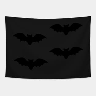 Bats Tile (Blue) Tapestry