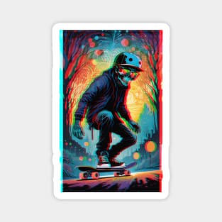 3D Skate or Die Magnet