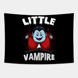 Little Vampire - Cute Kawaii Dracula Halloween Monster Tapestry