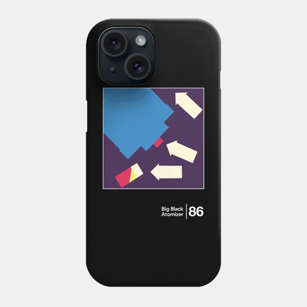 Big Black - Atomizer / Minimalist Artwork Design Phone Case by saudade