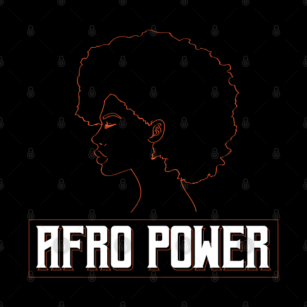 Afro Power - Gift afro african pride by giftideas