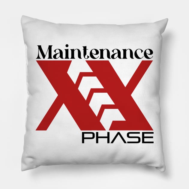 Maintenance phase Pillow by Smriti_artwork