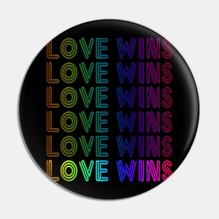 Love Wins lgbt Pin