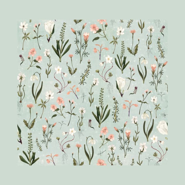 Floral forest by katherinequinnillustration