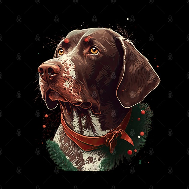 Pointer dog christmas by JayD World