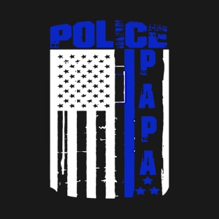 Father Day Police Papa T-Shirt