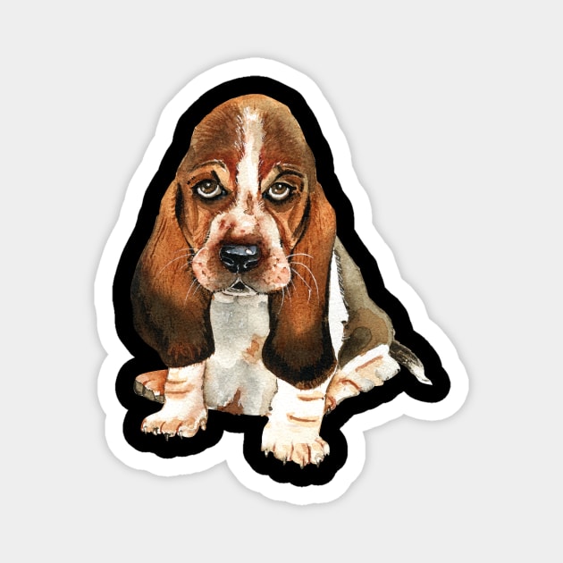 Basset Hound Magnet by FUNNY LIFE